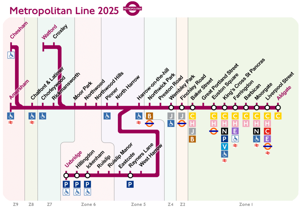Metropolitan line tube