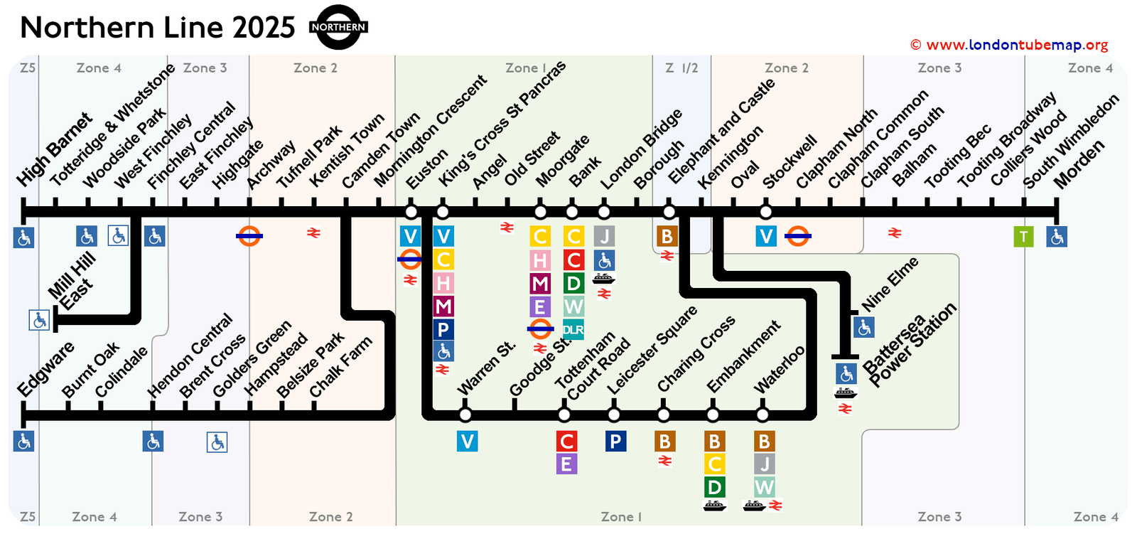 northern line map
